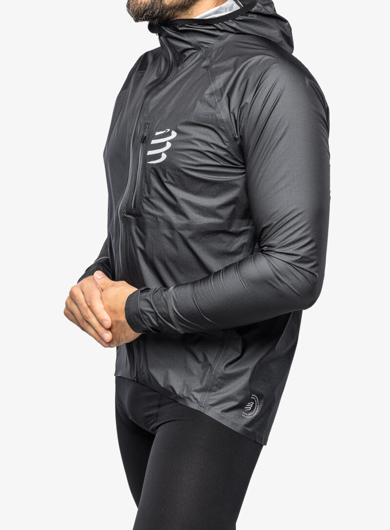 Cumpăra Geaca alergare Compressport Thunderstorm Waterproof 25/75 Jacket - black