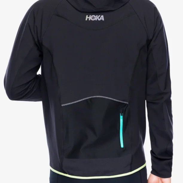 Geaca alergare Hoka SkyGlow Half-Zip - black preţ