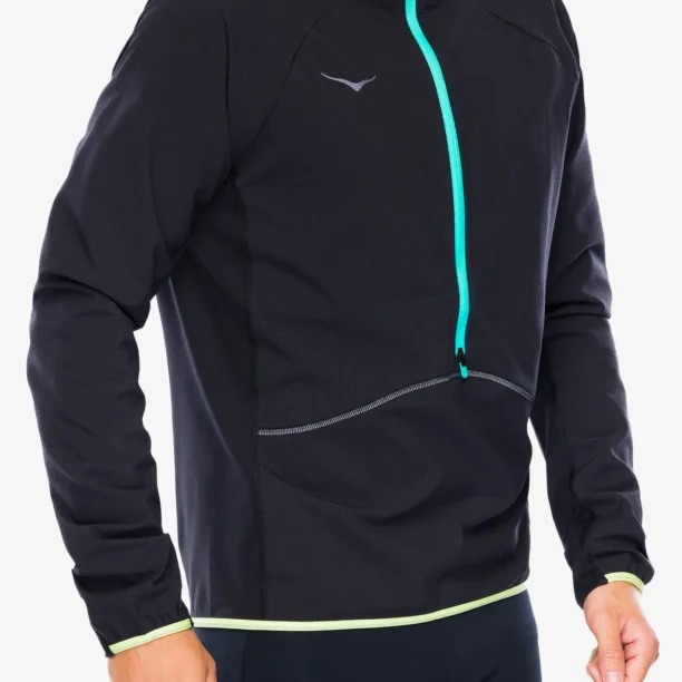 Cumpăra Geaca alergare Hoka SkyGlow Half-Zip - black