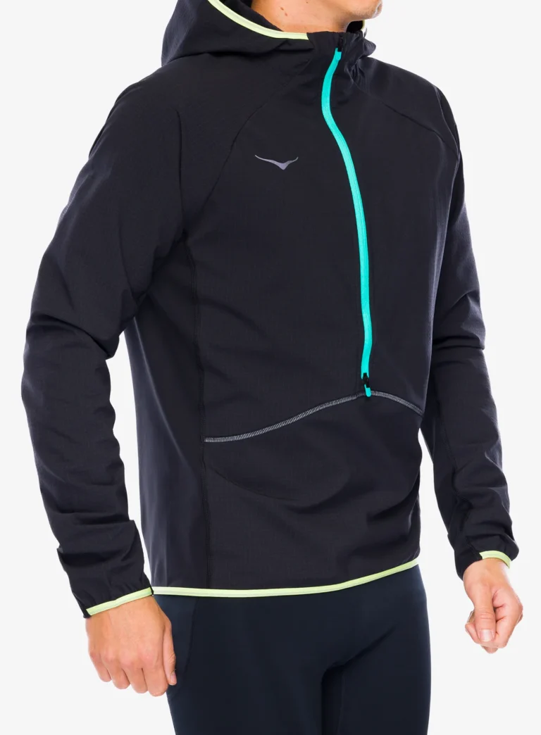 Cumpăra Geaca alergare Hoka SkyGlow Half-Zip - black