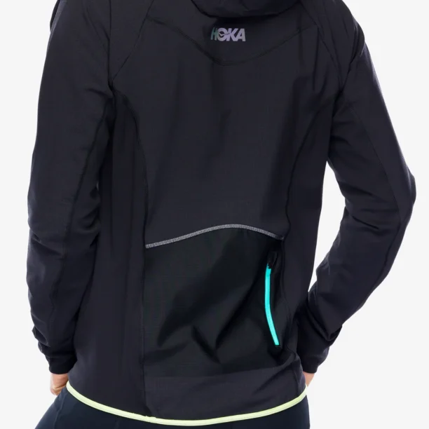 Preţ Geaca alergare Hoka SkyGlow Half-Zip - black