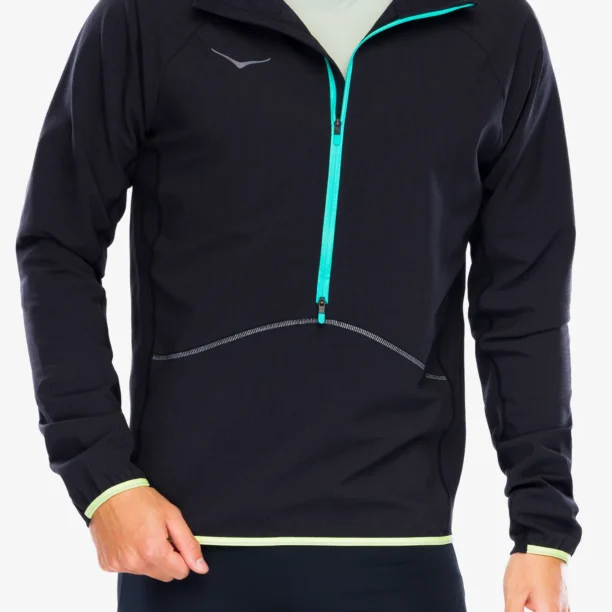 Original Geaca alergare Hoka SkyGlow Half-Zip - black