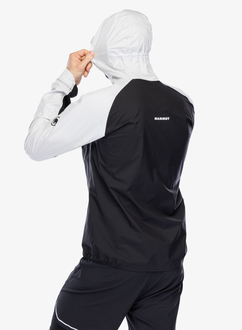 Original Geaca alergare Mammut Aenergy TR HS Hooded Jacket - black/white