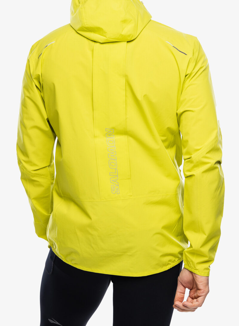 Geaca alergare Salomon Bonatti Trail Jacket - sulphur spring preţ