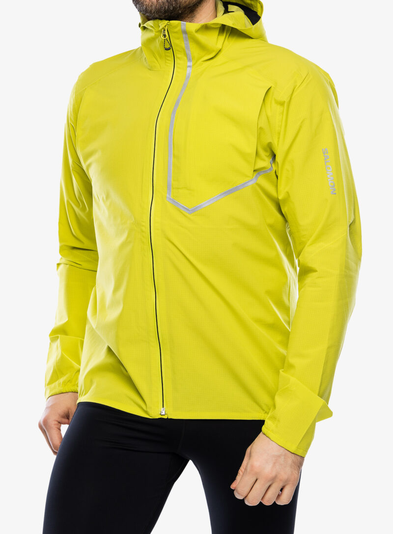 Geaca alergare Salomon Bonatti Trail Jacket - sulphur spring