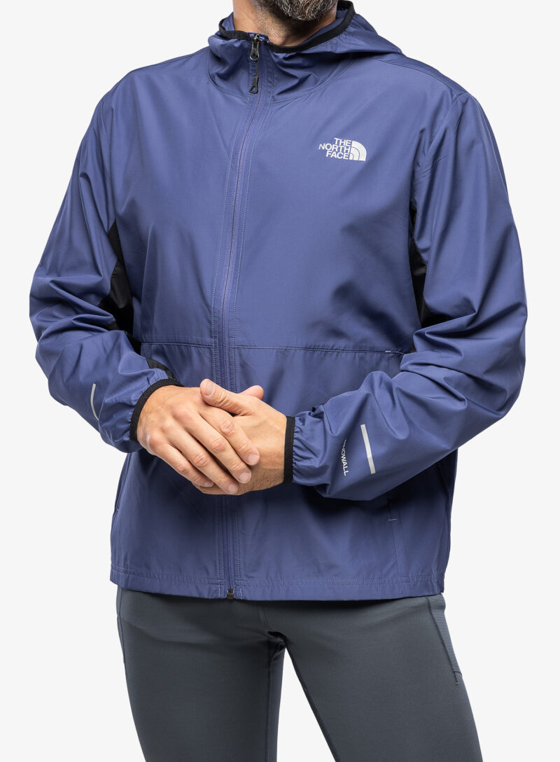 Geaca alergare The North Face Run Wind JKT - cave blue