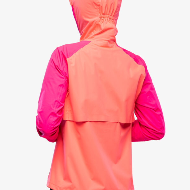 Original Geaca alergare femei Brooks High Point Waterproof Jacket - hyper pink/fuchsia