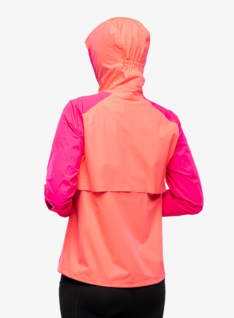 Original Geaca alergare femei Brooks High Point Waterproof Jacket - hyper pink/fuchsia