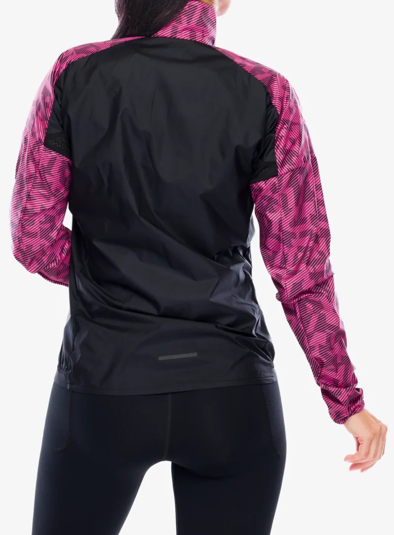 Geaca alergare femei adidas TERREX Trail Running Wind Jacket - pink fusion/aurora black preţ