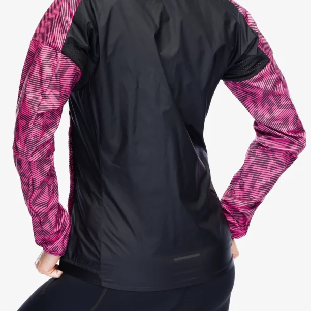 Original Geaca alergare femei adidas TERREX Trail Running Wind Jacket - pink fusion/aurora black