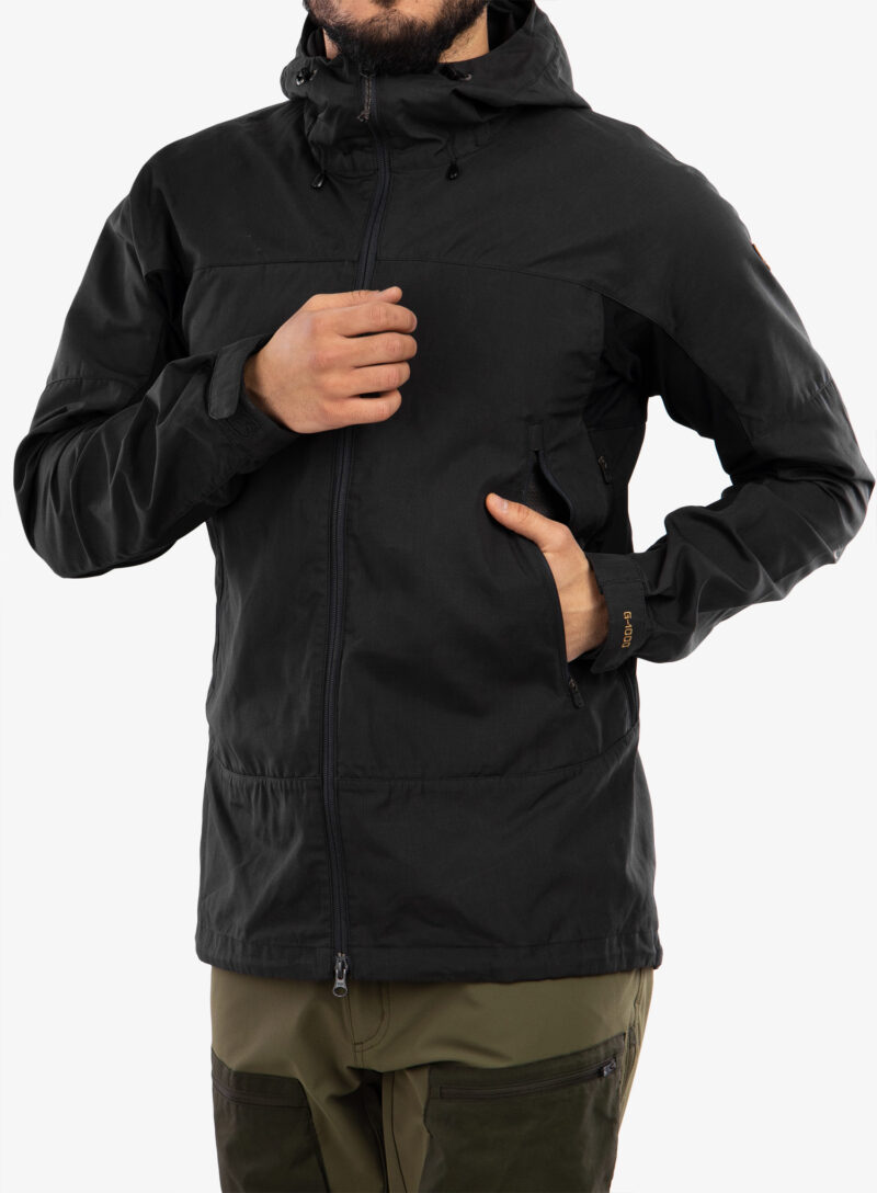 Cumpăra Geaca barbati Fjallraven Abisko Lite Trekking Jacket  - dark grey/black