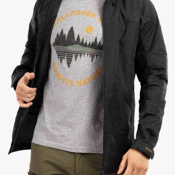 Preţ Geaca barbati Fjallraven Abisko Lite Trekking Jacket  - dark grey/black