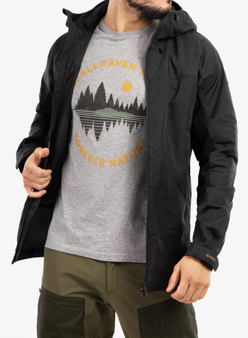 Preţ Geaca barbati Fjallraven Abisko Lite Trekking Jacket  - dark grey/black