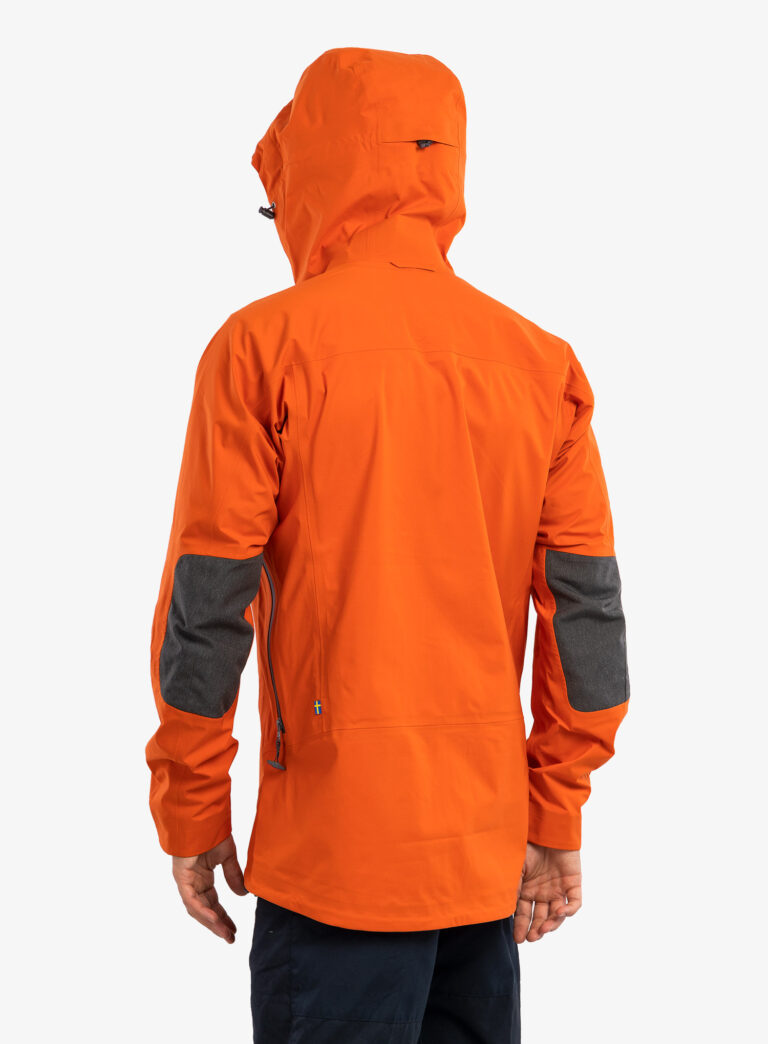 Geaca barbati Fjallraven Bergtagen Eco-Shell Jacket - hokkaido orange preţ