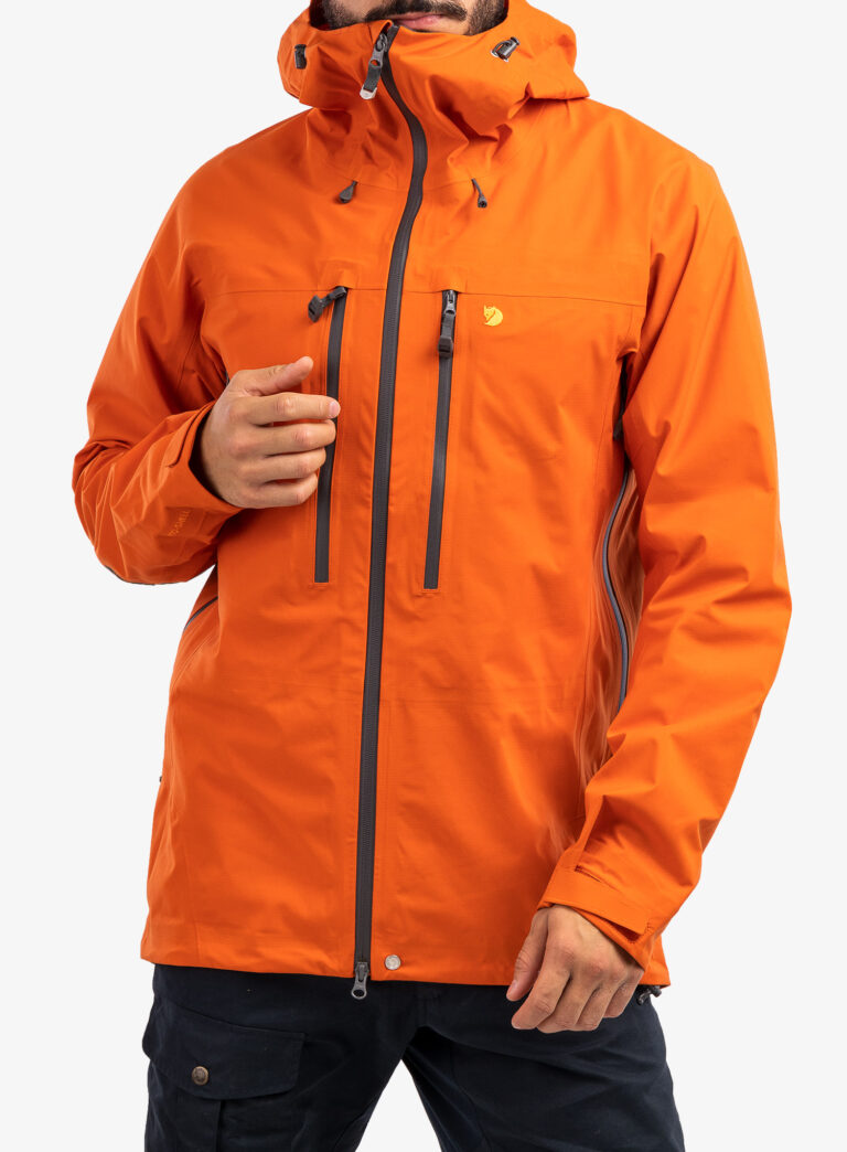 Geaca barbati Fjallraven Bergtagen Eco-Shell Jacket - hokkaido orange