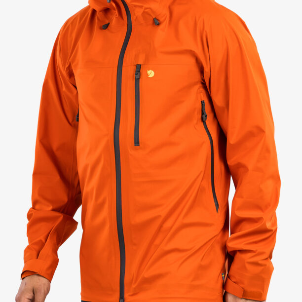 Geaca barbati Fjallraven Bergtagen Lite Eco-Shell Jacket - hokkaido orange