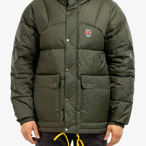 Original Geaca barbati Fjallraven Expedition Down Lite Jacket - deep forest