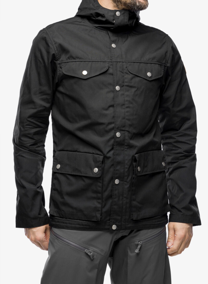 Geaca barbati Fjallraven Greenland Jacket - black