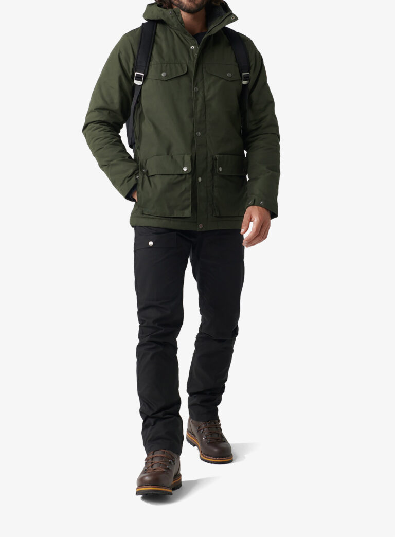 Geaca barbati Fjallraven Greenland Winter Jacket - deep forest preţ