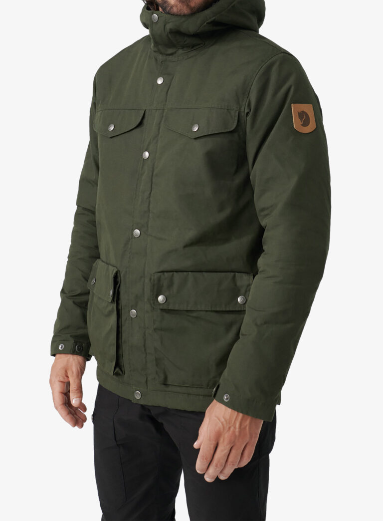 Geaca barbati Fjallraven Greenland Winter Jacket - deep forest