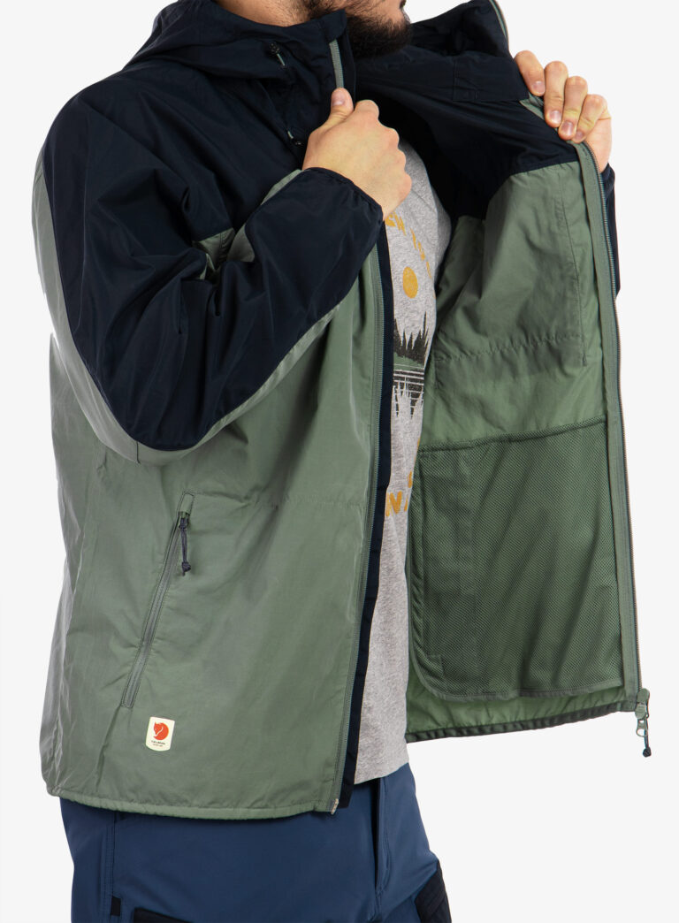 Geaca barbati Fjallraven High Coast Wind Jacket M - patina green/navy - imagine 6