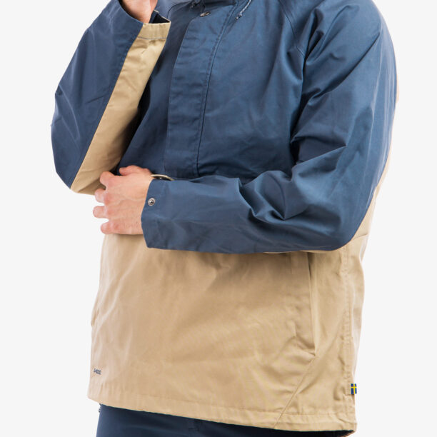 Geaca barbati Fjallraven Vardag Anorak - uncle blue/sand stone