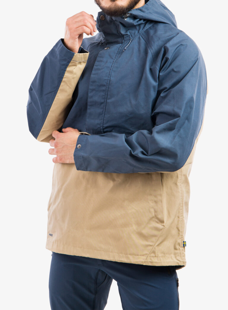 Geaca barbati Fjallraven Vardag Anorak - uncle blue/sand stone