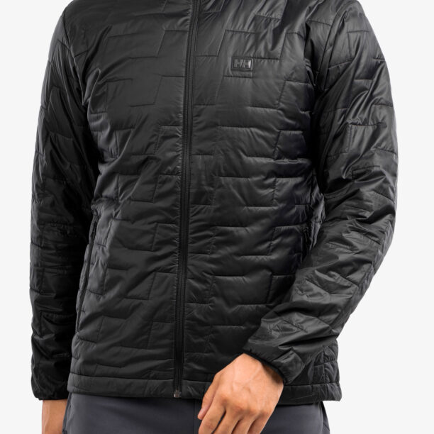 Geaca barbati Helly Hansen Lifaloft Hooded Insulator Jacket - black matte