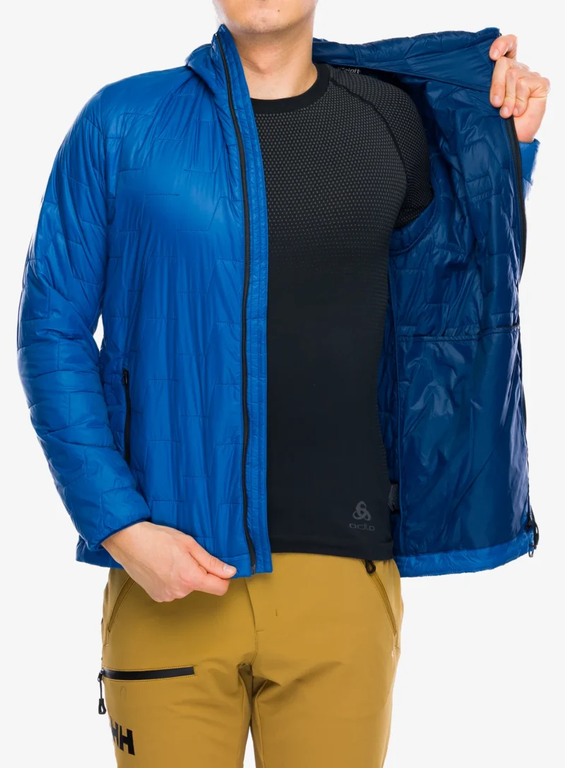 Preţ Geaca barbati Helly Hansen Lifaloft Hooded Insulator Jacket - deep fjord