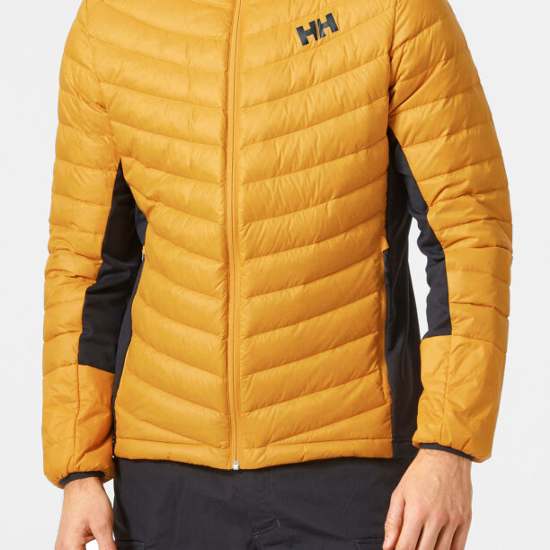 Geaca barbati Helly Hansen Verglas Hooded Down Hybrid Ins - cloudberry