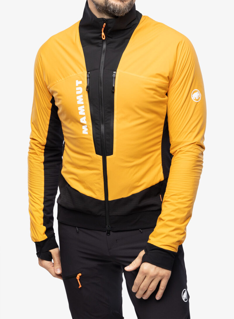 Geaca barbati Mammut Aenergy IN Hybrid Jacket - tangerine/black