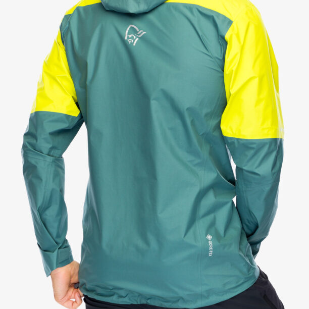 Geaca barbati Norrona Falketind Gore-Tex Paclite Jacket - sulphur spring/north atlantic preţ