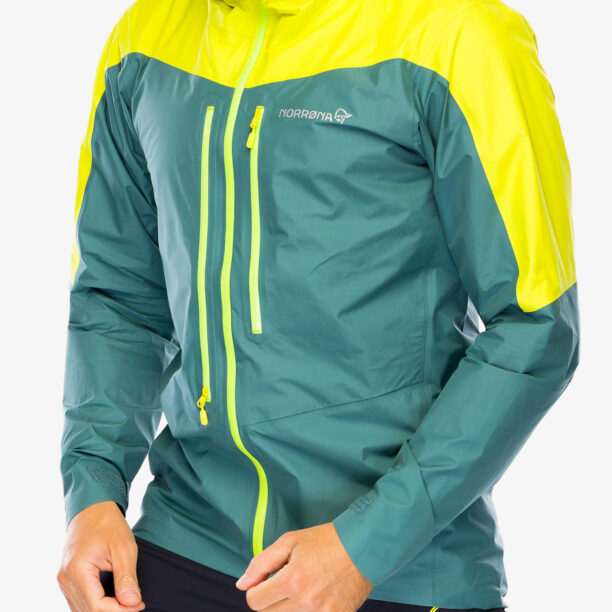 Cumpăra Geaca barbati Norrona Falketind Gore-Tex Paclite Jacket - sulphur spring/north atlantic