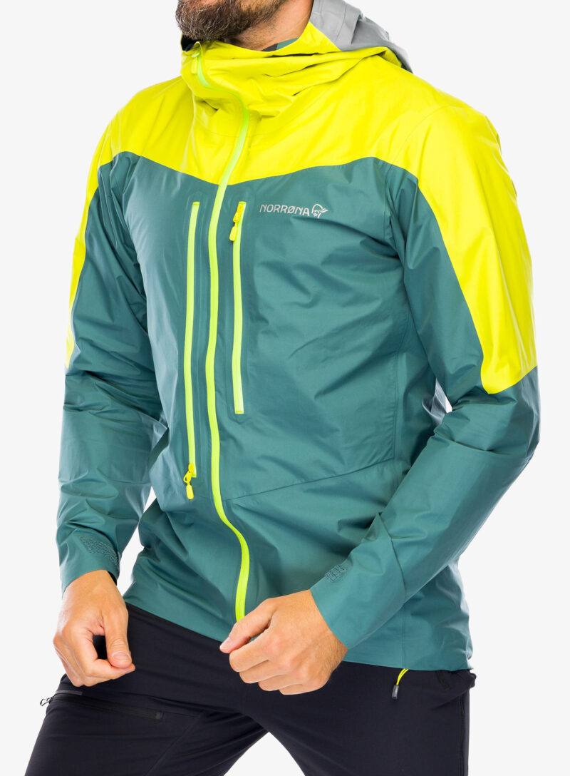 Cumpăra Geaca barbati Norrona Falketind Gore-Tex Paclite Jacket - sulphur spring/north atlantic