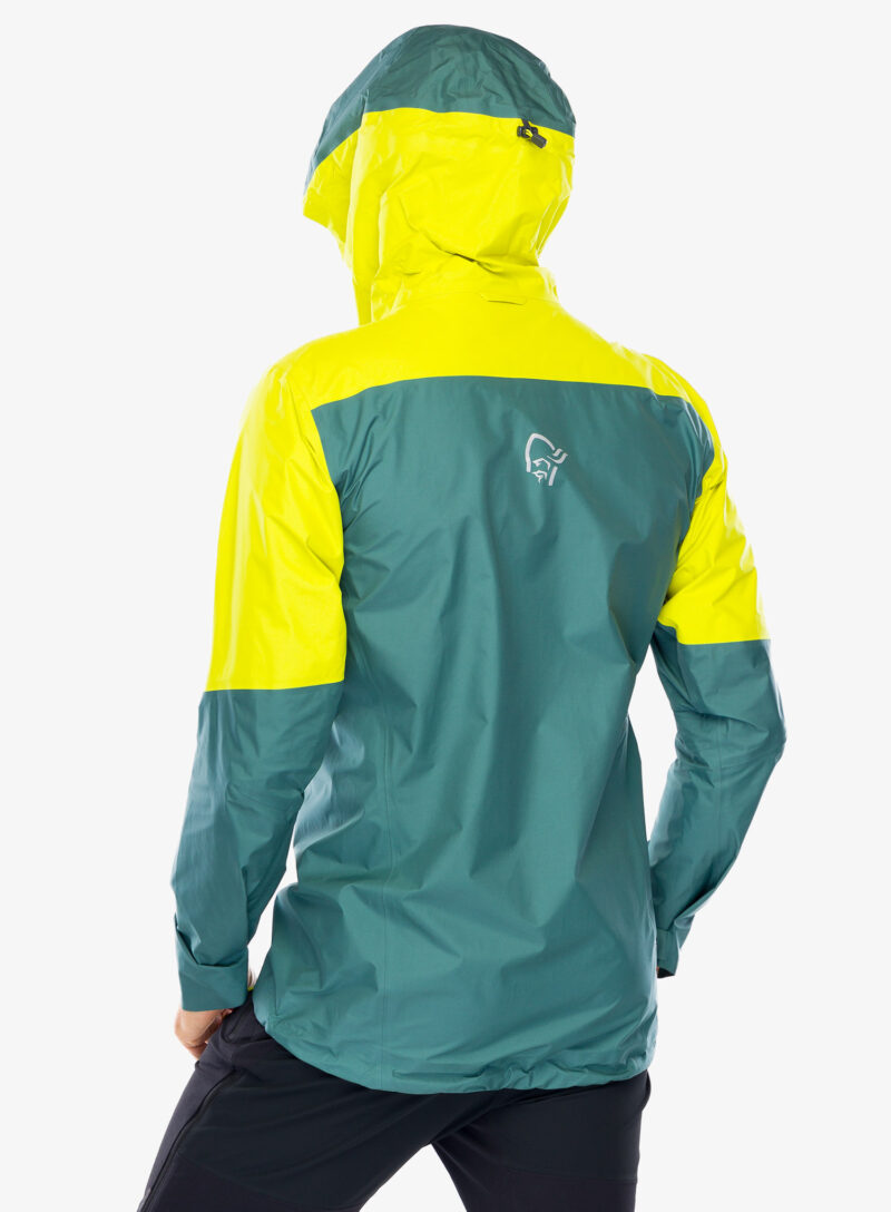 Original Geaca barbati Norrona Falketind Gore-Tex Paclite Jacket - sulphur spring/north atlantic