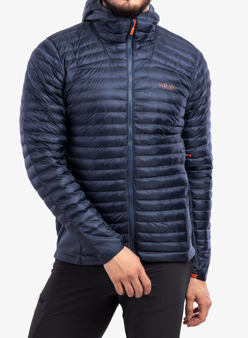 Original Geaca barbati Rab Cirrus Flex 2.0 Hoody - steel