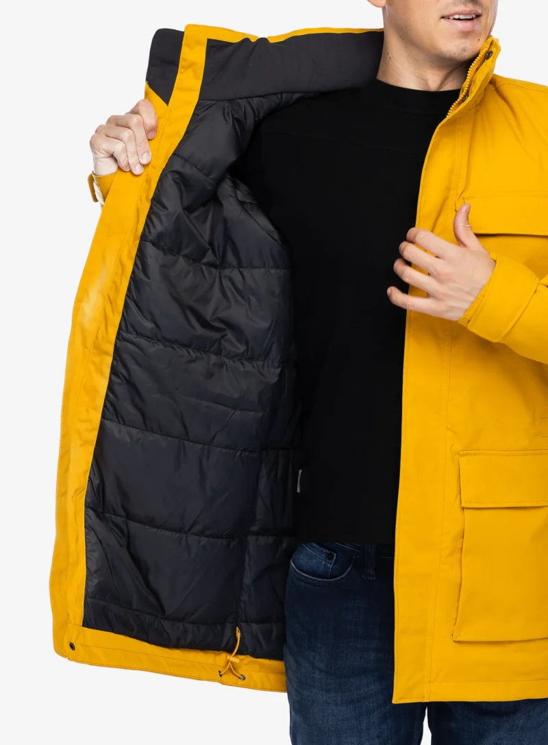 Original Geaca de iarna Jack Wolfskin Glacier Canyon Parka - mustard