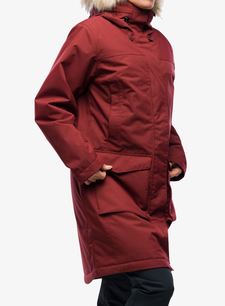 Cumpăra Geaca de iarna femei Fjallraven Nuuk Lite Parka - bordeaux red