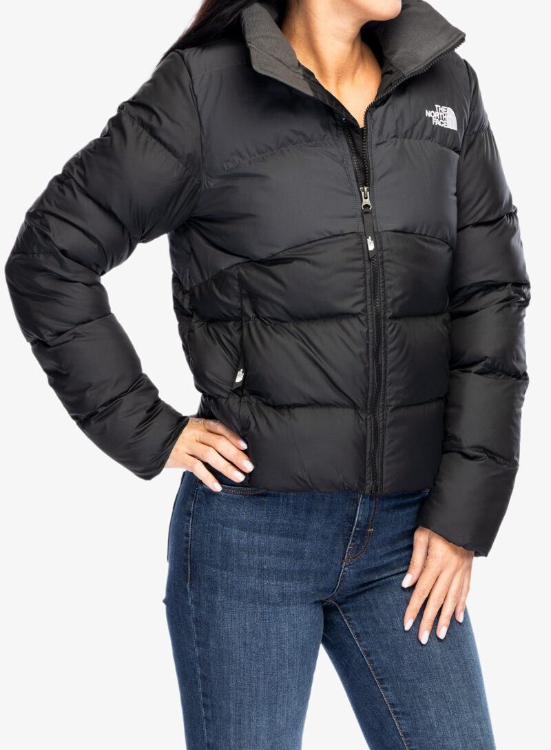 Original Geaca de iarna femei The North Face Saikuru Jacket - tnf black/asphalt grey