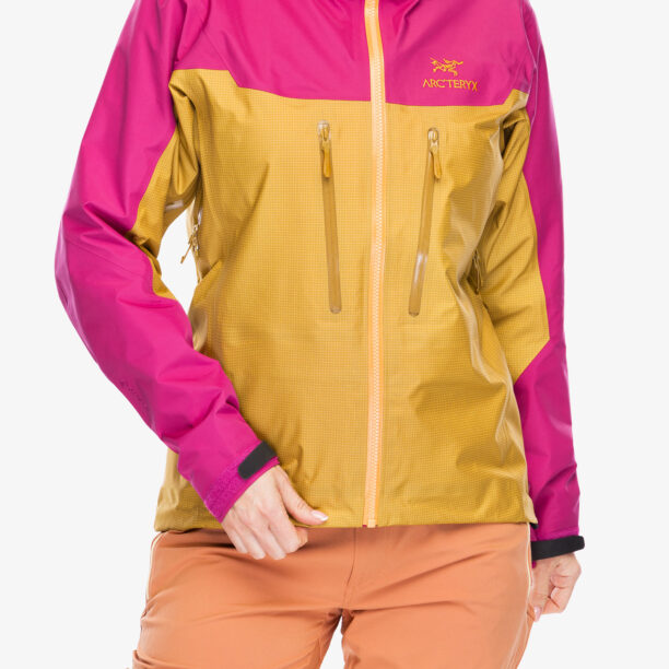 Geaca de munte femei Arcteryx Alpha Jacket - yukon/amaranthus/edziza