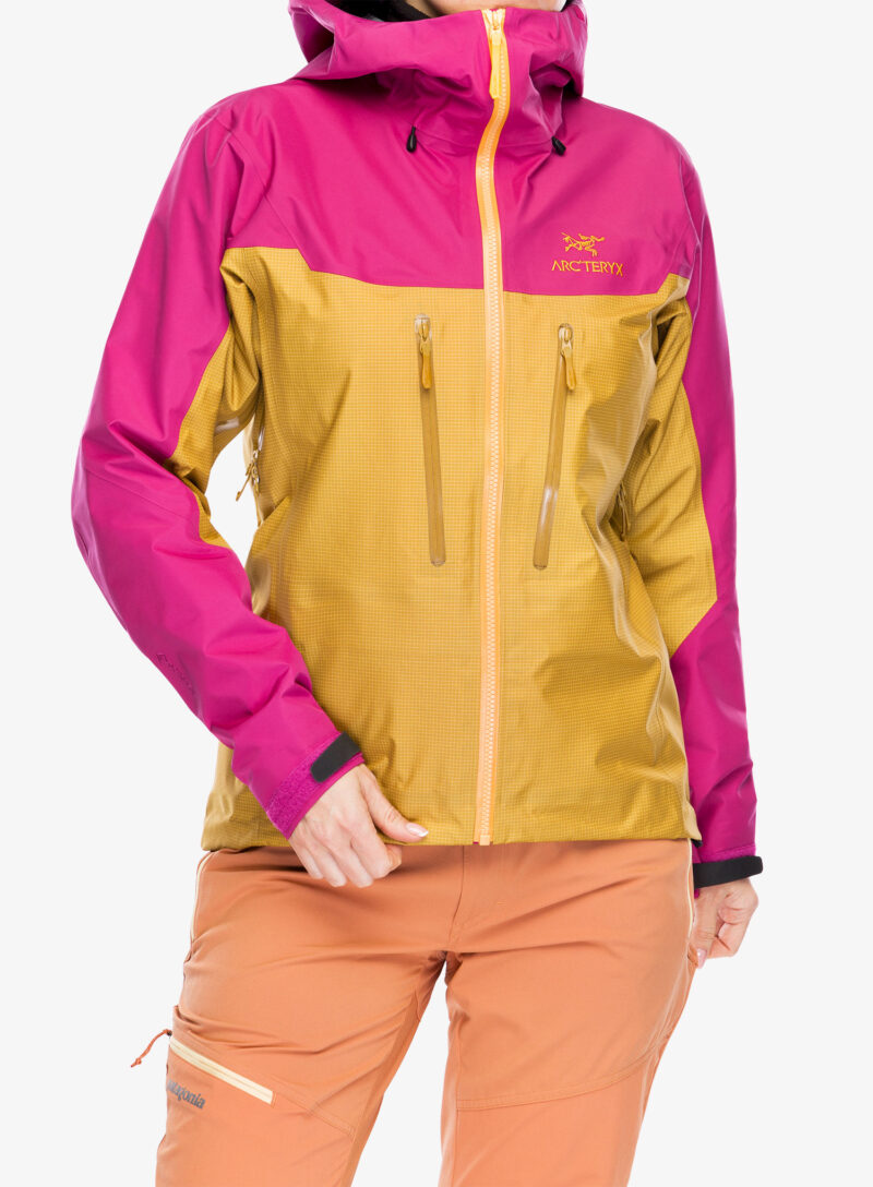 Geaca de munte femei Arcteryx Alpha Jacket - yukon/amaranthus/edziza