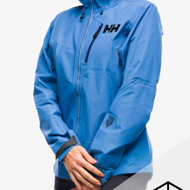 Geaca de munte femei Helly Hansen Odin 9 Worlds 3.0 Jacket - azurite