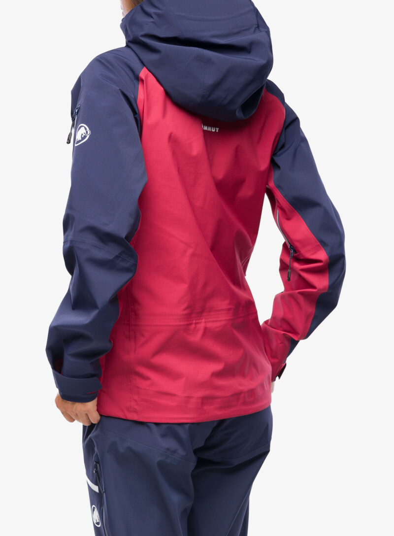 Geaca de munte femei Mammut Taiss Pro HS Hooded Jacket - blood red/marine preţ