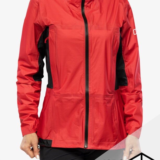 Geaca de ploaie femei Berghaus MTN Guide Hyper Alpha Jacket  - goji berry