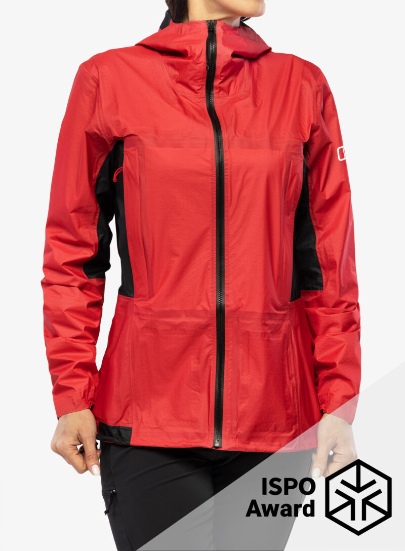 Geaca de ploaie femei Berghaus MTN Guide Hyper Alpha Jacket  - goji berry