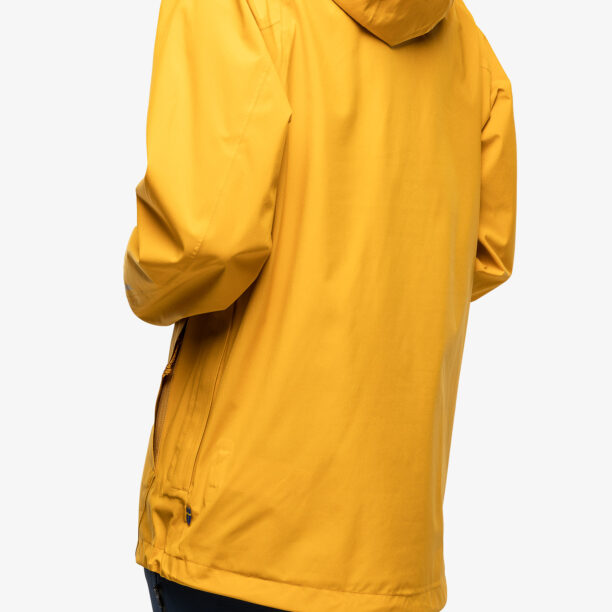 Geaca de ploaie femei Fjallraven Vardag Hydratic Anorak - mustard yellow preţ