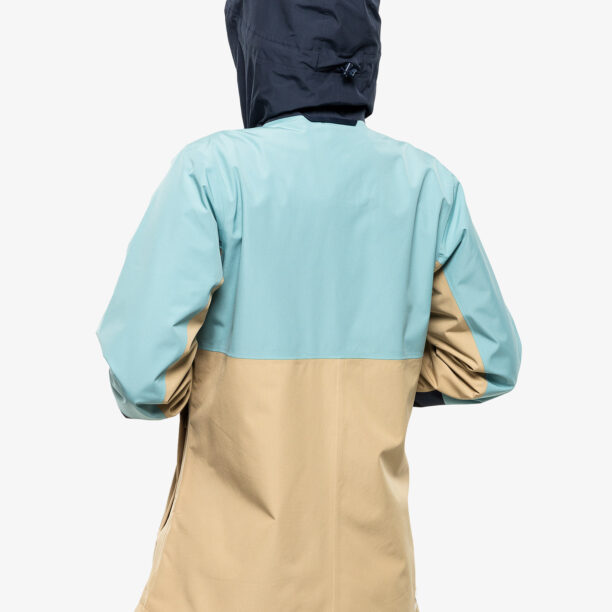 Original Geaca de ploaie femei Haglofs Finch Proof Jacket - sand/frost blue