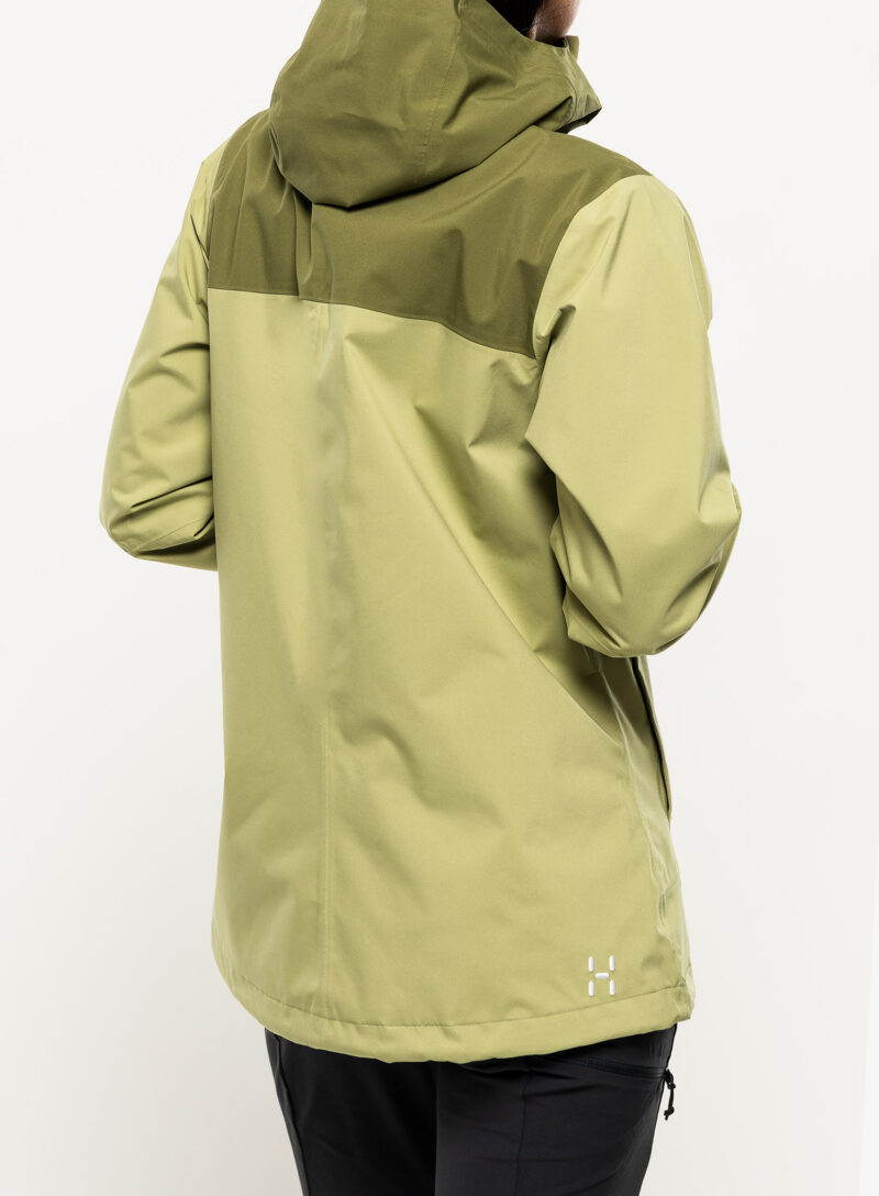 Geaca de ploaie femei Haglofs Koyal Proof Jacket - thyme green/olive green preţ