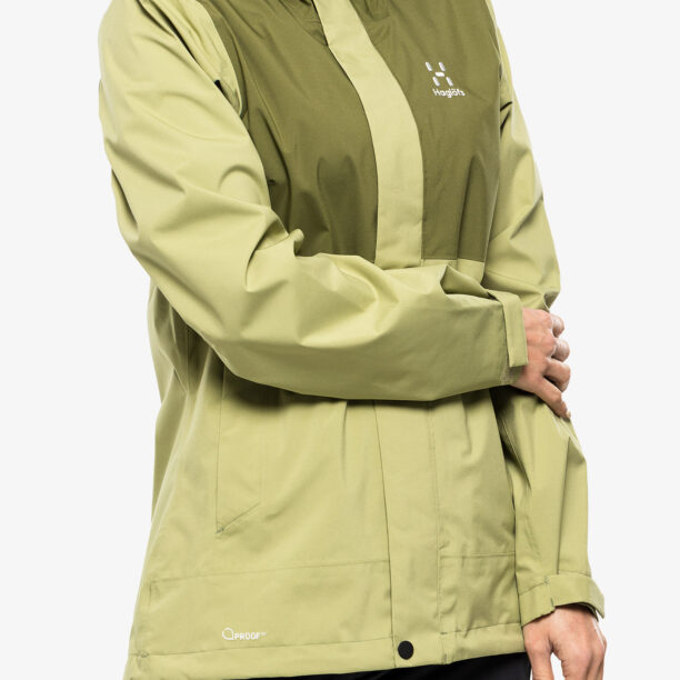 Cumpăra Geaca de ploaie femei Haglofs Koyal Proof Jacket - thyme green/olive green