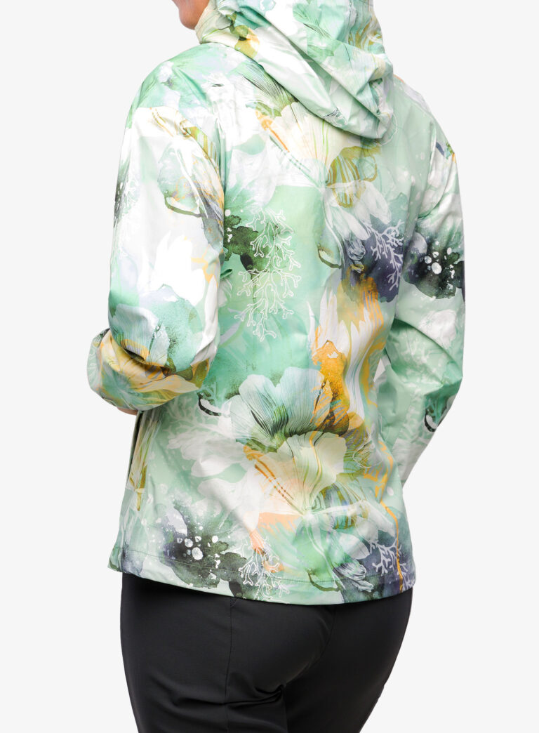 Geaca de ploaie femei Helly Hansen Loke Print Jacket - jade esra preţ